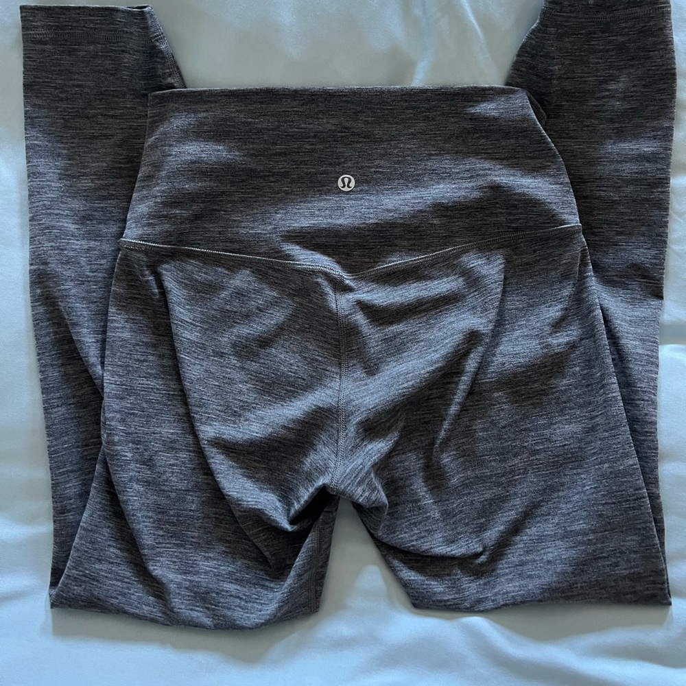 Lululemon Align Pant 25” Heathered Gray Sz. 6